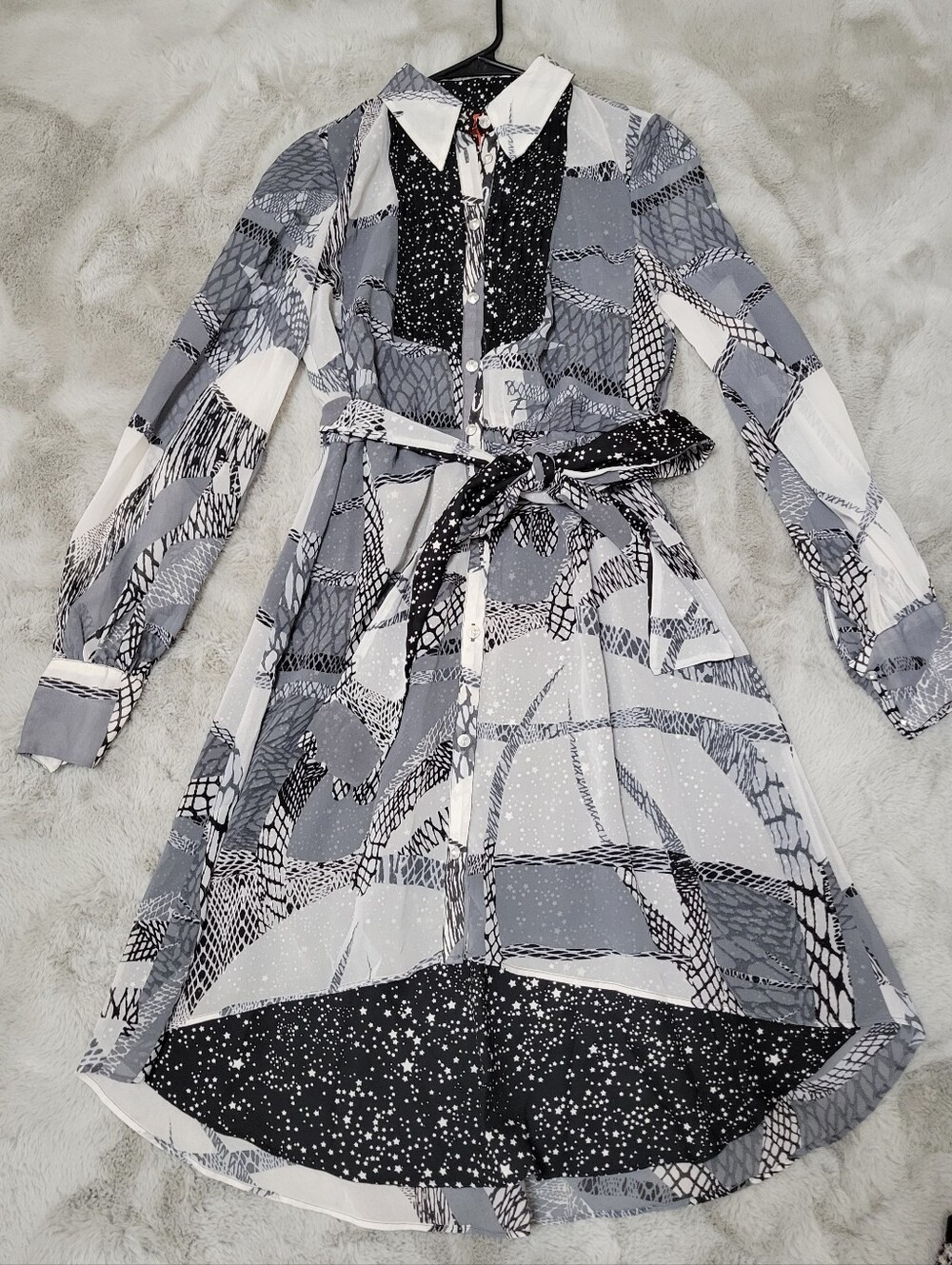 Kirna Zebeta for Target Star Mixed Print Belted Dress